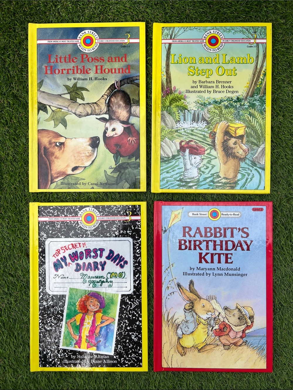 VINTAGE lot of 4 children's books Bank Street Ready-to-Read series 80s 90s